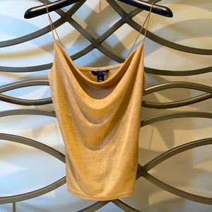 XS Gold Shiny Bling Camisole +ONE FREE!